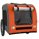 Orange and Grey Pet Bike Trailer