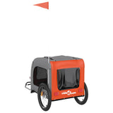 Orange and Grey Pet Bike Trailer