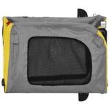 Yellow and Grey Pet Bike Trailer