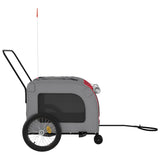 Red and Grey Pet Bike Trailer