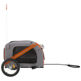 Orange and Black Pet Bike Trailer