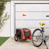 Orange and Black Pet Bike Trailer