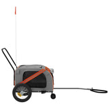 Orange and Black Pet Bike Trailer