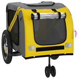 Yellow and Black Pet Bike Trailer