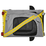 Yellow and Black Pet Bike Trailer