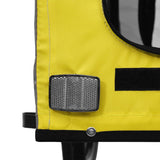 Yellow and Black Pet Bike Trailer