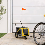 Yellow and Black Pet Bike Trailer