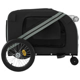 Grey and Black Pet Bike Trailer