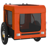 Orange and Black Pet Bike Trailer