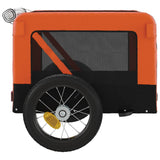 Orange and Black Pet Bike Trailer