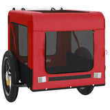 Red and Black Pet Bike Trailer