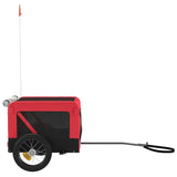 Red and Black Pet Bike Trailer