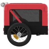 Red and Black Pet Bike Trailer