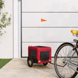 Red and Black Pet Bike Trailer