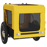 Yellow and Black Pet Bike Trailer