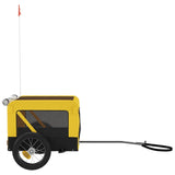 Yellow and Black Pet Bike Trailer