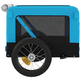 Blue and Black Pet Bike Trailer