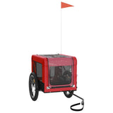 Red and Black Pet Bike Trailer