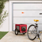 Red and Black Pet Bike Trailer