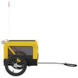 Yellow and Black Pet Bike Trailer