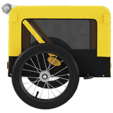 Yellow and Black Pet Bike Trailer