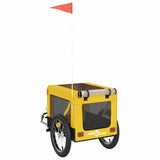 Yellow and Black Pet Bike Trailer