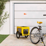 Yellow and Black Pet Bike Trailer