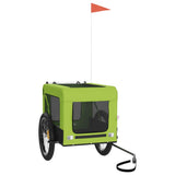 Green and Black Pet Bike Trailer