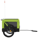 Green and Black Pet Bike Trailer