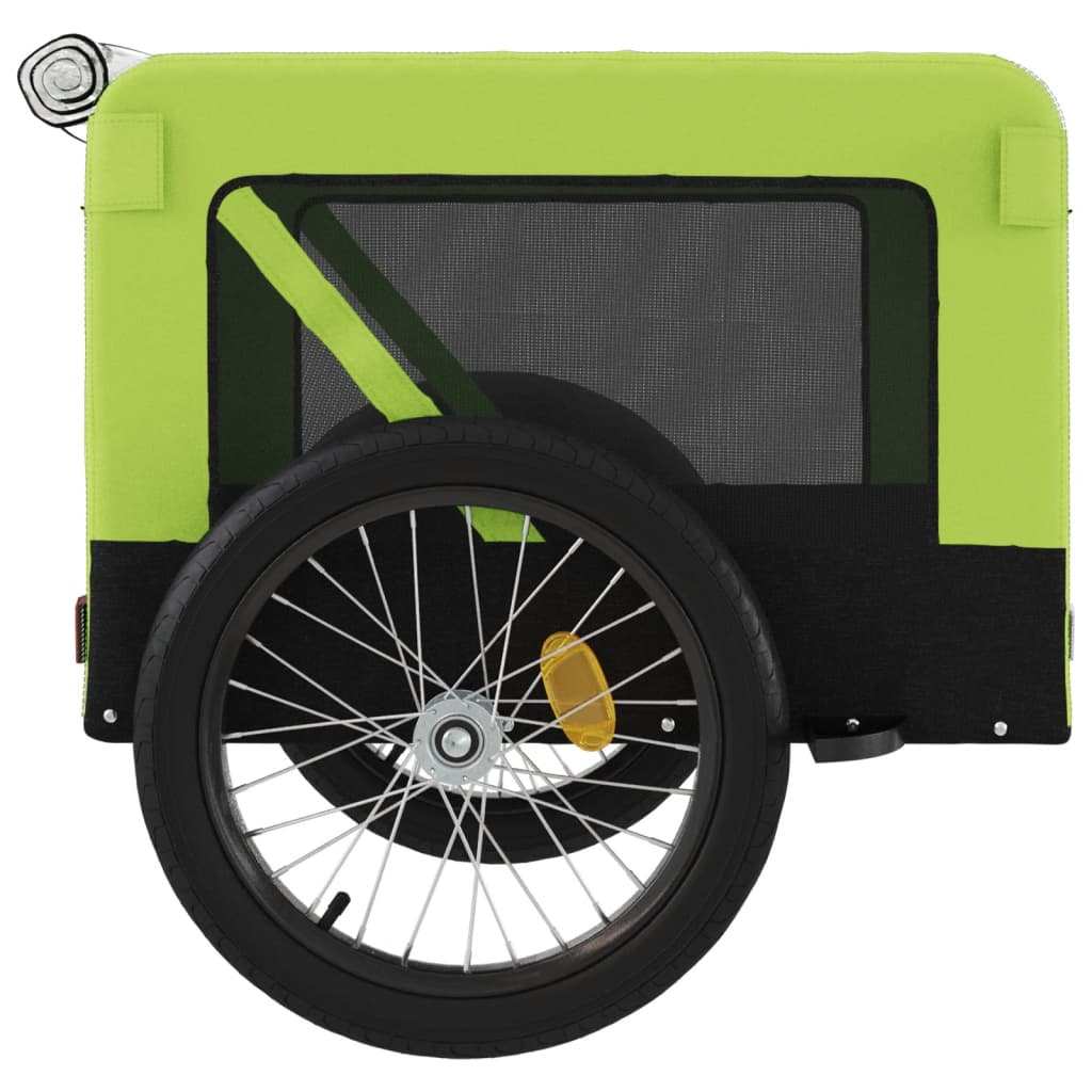 Green and Black Pet Bike Trailer