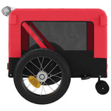 Red and Black Pet Bike Trailer