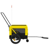 Yellow and Black Pet Bike Trailer