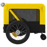 Yellow and Black Pet Bike Trailer