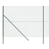 Grüner Maschendrahtzaun 2x10 m