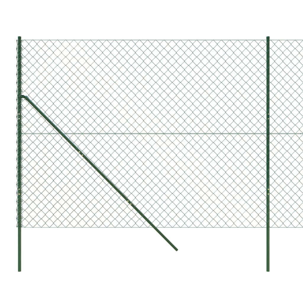 Grüner Maschendrahtzaun 2,2x10 m