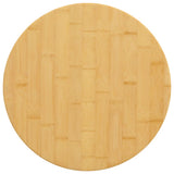 Table top Ø40x4 cm bamboo