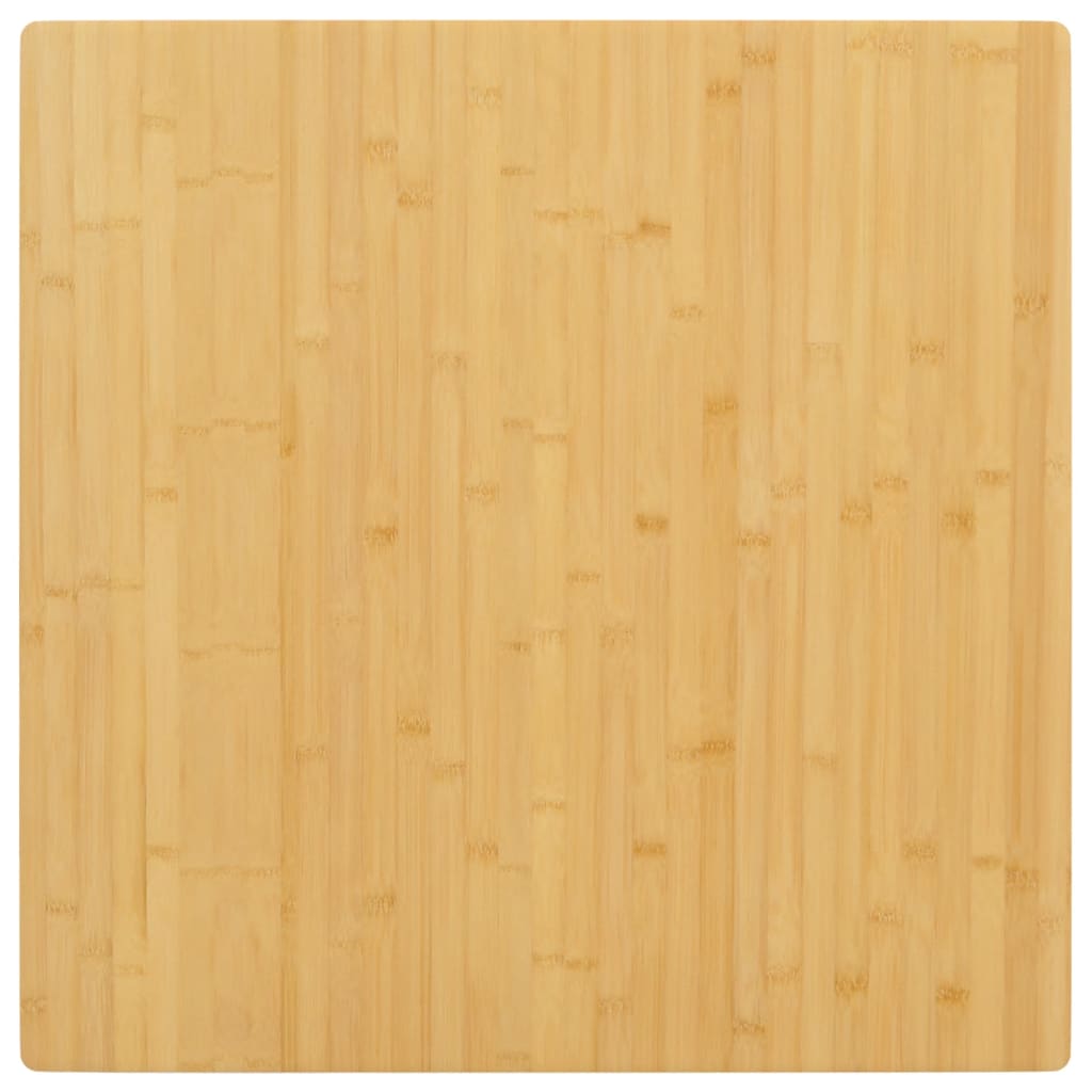 Table top 70x70x1.5 cm bamboo