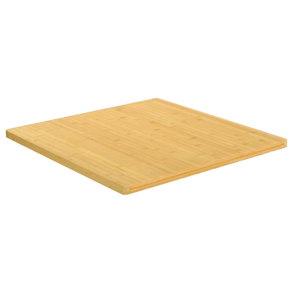 Table top 70x70x2.5 cm bamboo