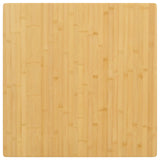 Table top 80x80x2.5 cm bamboo