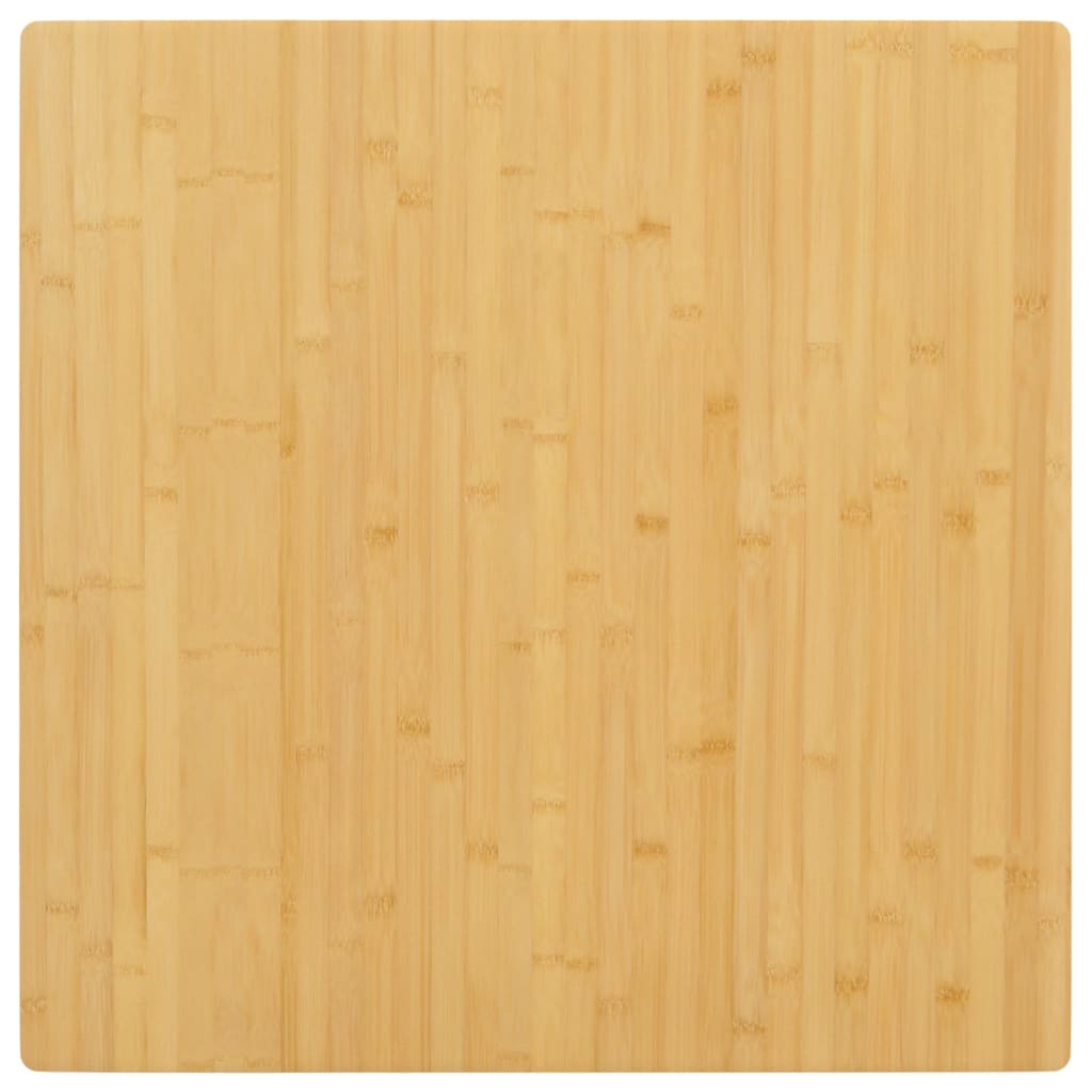 Table top 70x70x4 cm bamboo