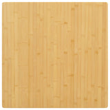 Table top 70x70x4 cm bamboo