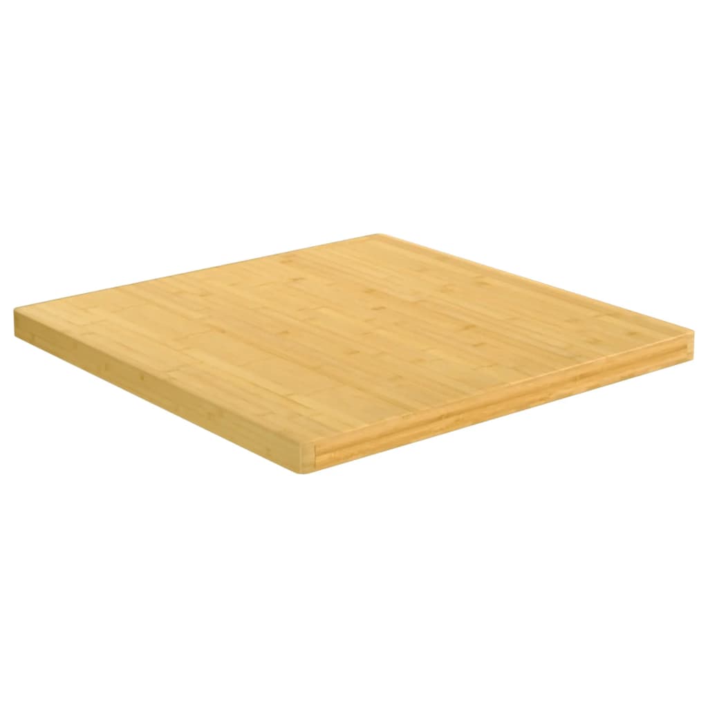 Table top 90x90x4 cm bamboo