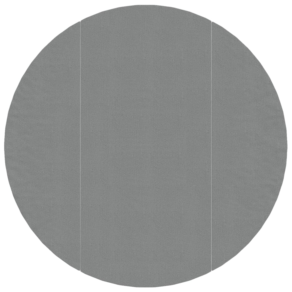 Bâche de piscine gris clair Ø366 cm géotextile polyester