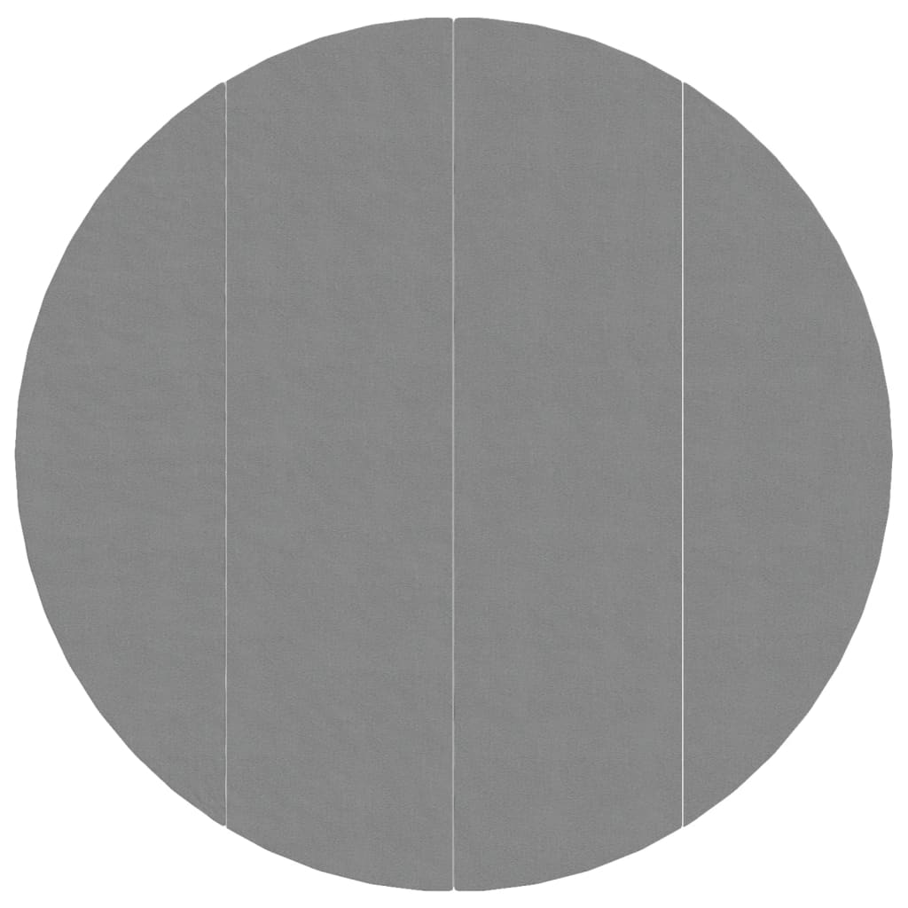 Bâche de piscine gris clair Ø500 cm géotextile polyester