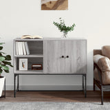 Sonoma graues Sideboard 100 x 40 x 79,5 cm, Holzwerkstoff