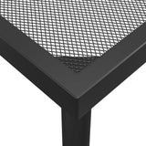 Table de jardin anthracite 165x80x72 cm Treillis d'acier