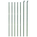 Green wire mesh fence 2.2x10 m galvanized steel