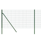 Grüner Maschendrahtzaun 1x10 m aus verzinktem Stahl