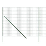 Grüner Maschendrahtzaun 1,6x25 m aus verzinktem Stahl