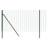 Grüner Maschendrahtzaun 1x10 m aus verzinktem Stahl